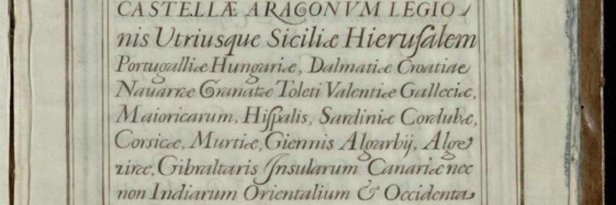Archivio Storico Comunale di Cagliari, Sezione Antica, vol. 20, c. 1r