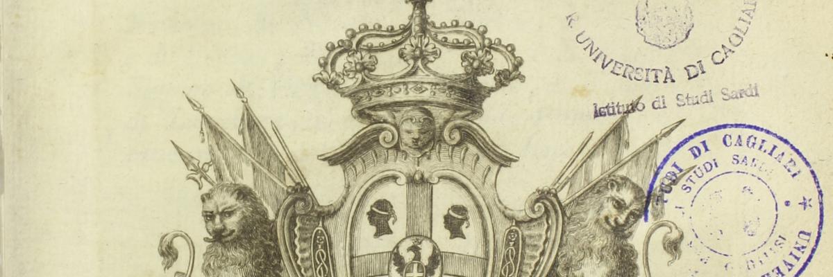 Costituzioni di Sua Maestà per l’Università degli Studi di Cagliari